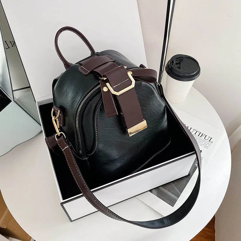New Trendy Wild Girl Backpack Ins Net Red Backpack Black - Shop at LoveMi