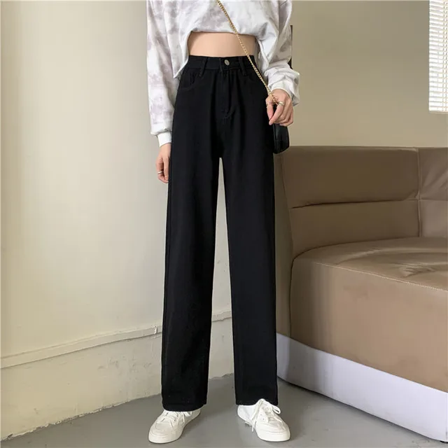 All Match Loose Student Korean Style New Casual Drape Pants Black - Shop at LoveMi