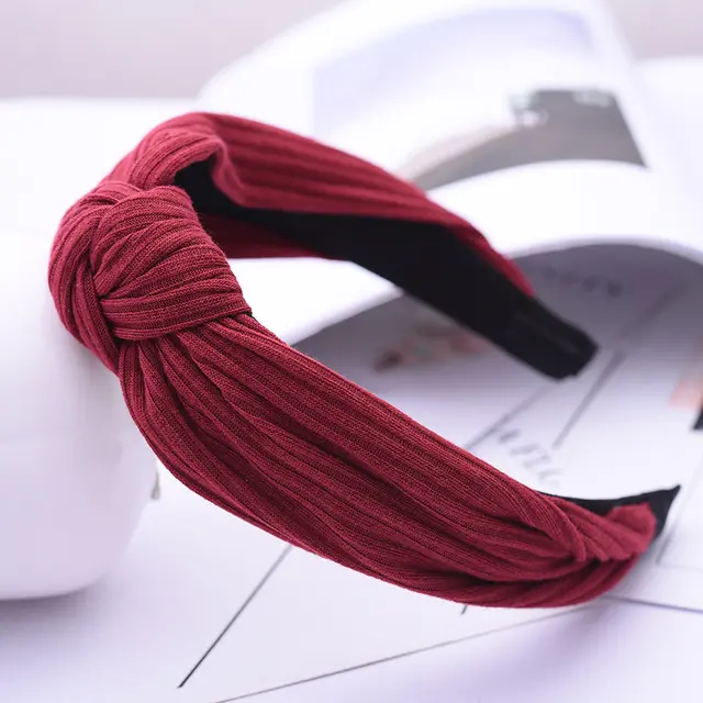 Houndstooth Wide brim Retro Headband Adult Hair Accessories G60 - Shop at LoveMi