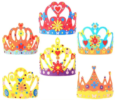Handmade Non woven Crown Hair Accessories 40Handmade Crowns - Shop at LoveMi
