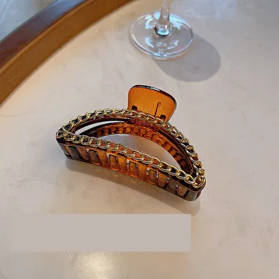 Summer New Trendy Pearl Hairpin F354 Coffee - Shop at LoveMi