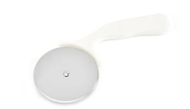 Stainless Steel Roller Type Pizza Cutter Bread Pies Wheels Rotary Cake Cut Cooking Tool Kitchen White - Shop at LoveMi