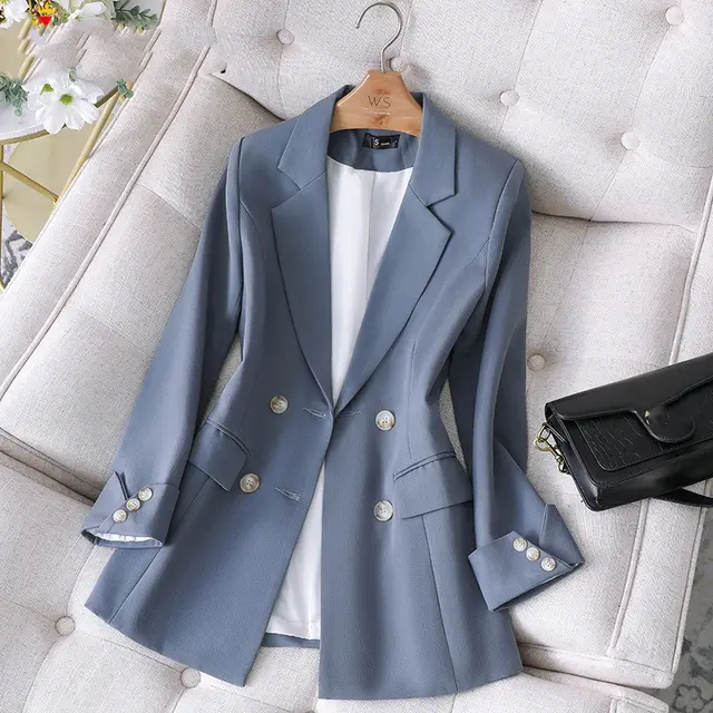 New Niche Slim Blue Thin Small Suit Blue - Shop at LoveMi
