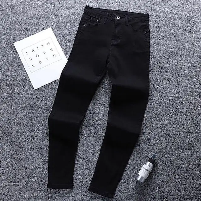 High Waist Jeans Women Pants Black Trousers - Shop at LoveMi