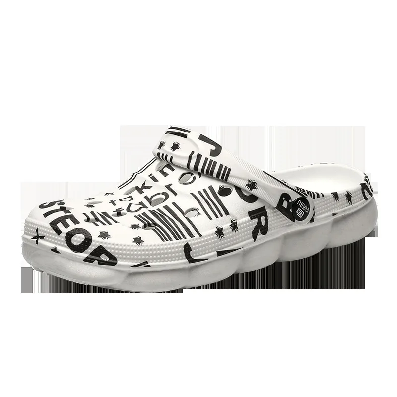 Hole Shoes Dual purpose Beach Sandals White - Shop at LoveMi