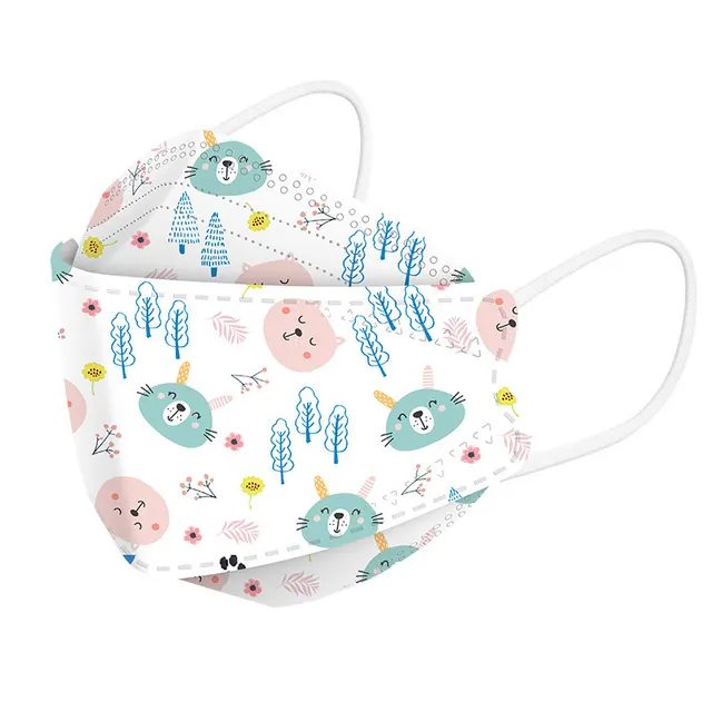 3D Stereo Cute Cartoon Pattern Children's Mask Cute Cat - Shop at LoveMi