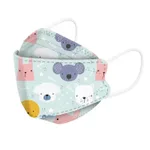 3D Stereo Cute Cartoon Pattern Children's Mask - Koala-50Pcs