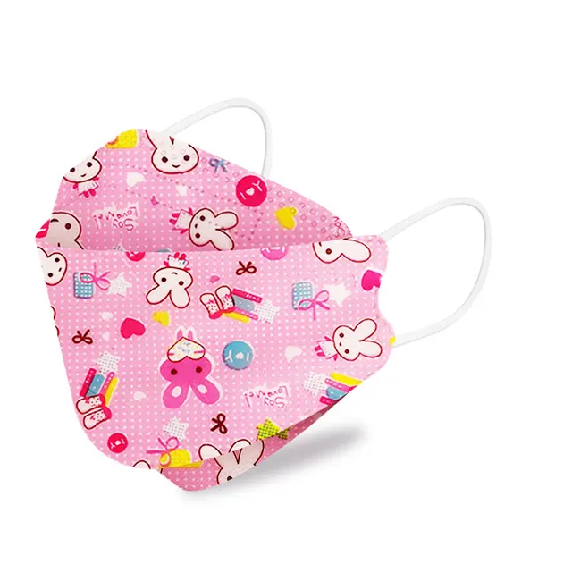 3D Stereo Cute Cartoon Pattern Children's Mask Pink Bunny - Shop at LoveMi