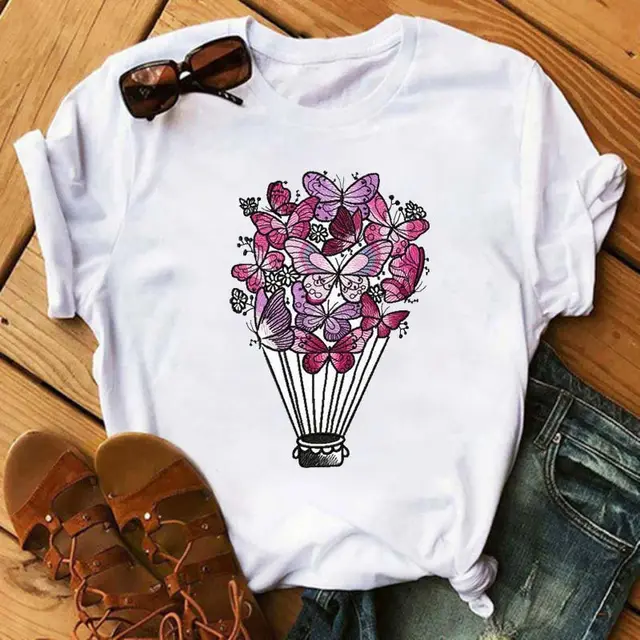 Ice Cream Flower Print Men And Women Couple Short Sleeve B - Shop at LoveMi