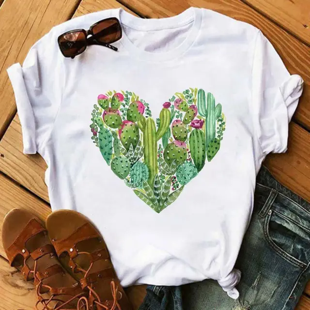 Ice Cream Flower Print Men And Women Couple Short Sleeve - Shop at LoveMi
