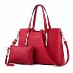 Women's Fashion Messenger Shoulder Handbag - Red