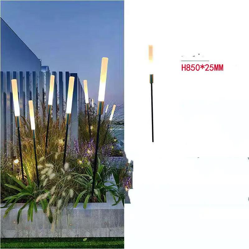 LED Luminous Reed Lamp Solar Outdoor Lawn - 850Mm Power Connection