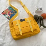 All-match Student Messenger Bag Tooling Style One-shoulder Backpack Trend - Yellow