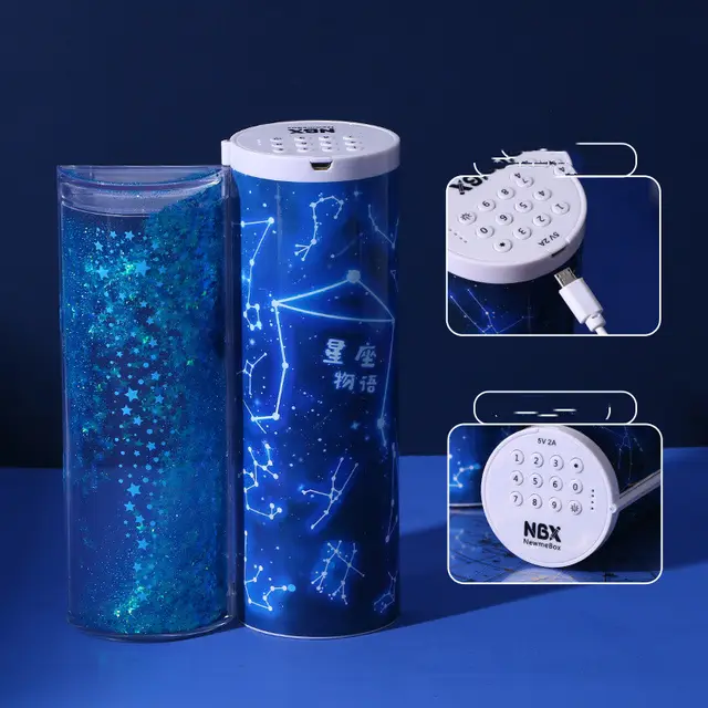 Smart Electronic Password Lock Pen Case Multifunctional Technology Stationery Box Usb - Shop at LoveMi