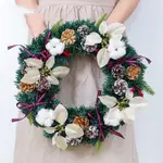 Golden Flower Wreath