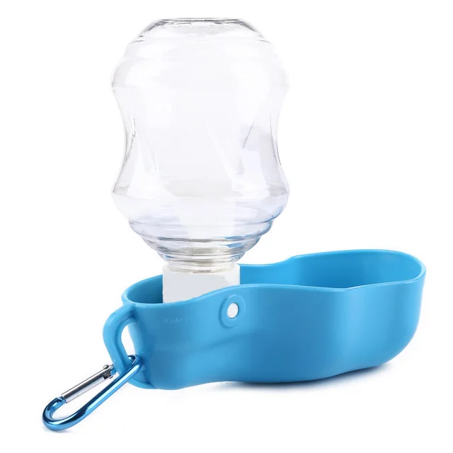 Travel type Pet Plastic Waterer Blue - Shop at LoveMi