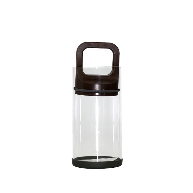 Sealed Powder free Food Preservation Vacuum Jar Glass Bottle Brown - Shop at LoveMi