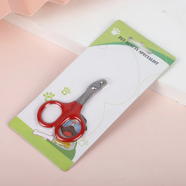 Small Blister Pack Alloy Steel Cat Nail Clippers Red - Shop at LoveMi