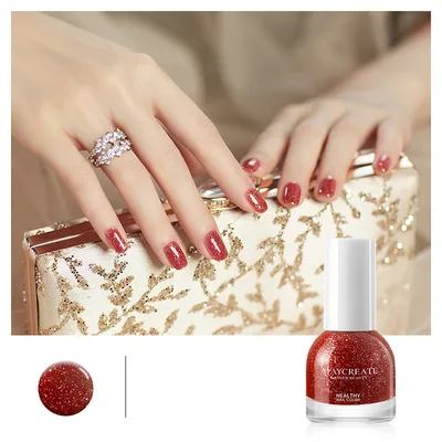 Nail Polish Female Long lasting Tear free Baking Free Transparent Net Red Summer Nail Polish 2Style - Shop at LoveMi