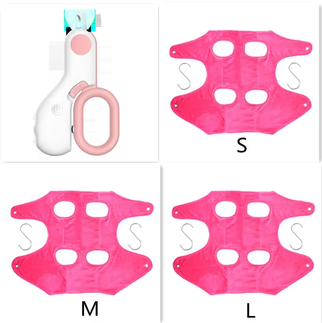 LED Illuminating Line Pet Mini ABS Nail Trimmer Pink Set - Shop at LoveMi