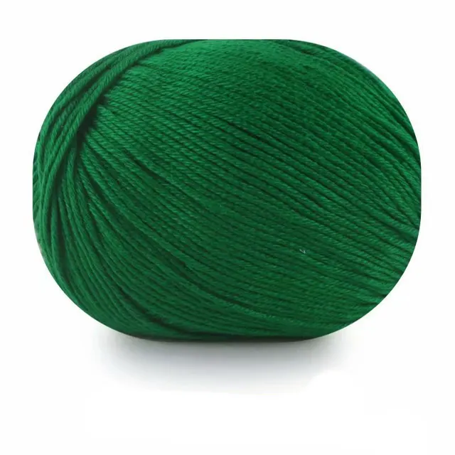 6 strand Hand woven Milk Cotton Yarn Dark Green - Shop at LoveMi
