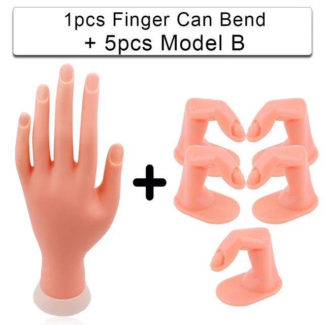 Simulation Of Finger Bending Of Model Inserting Nail Display Stand - Shop at LoveMi