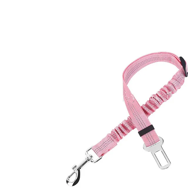 Dog Car Seat Belt Car Towing Rope Pink - Shop at LoveMi