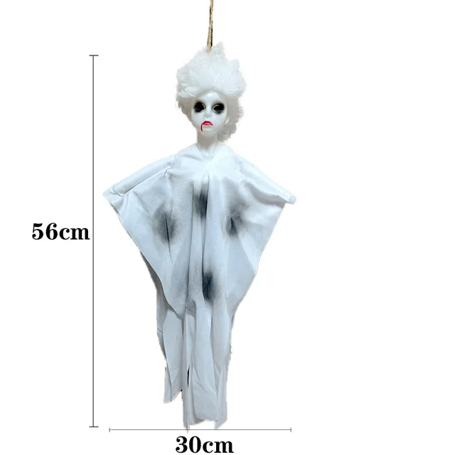 Party Decorations Horror White Little Hanging Ghost Scene Decoration Props White - Shop at LoveMi