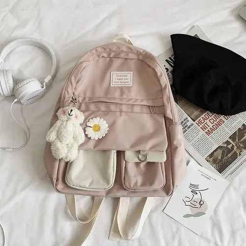 Japanese Girl All match Ins Backpack Pink - Shop at LoveMi