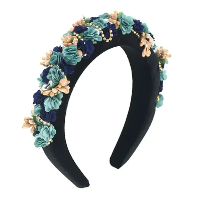 Bridal Flower Headband Headband European And American Wedding Accessories Psij02 - Shop at LoveMi