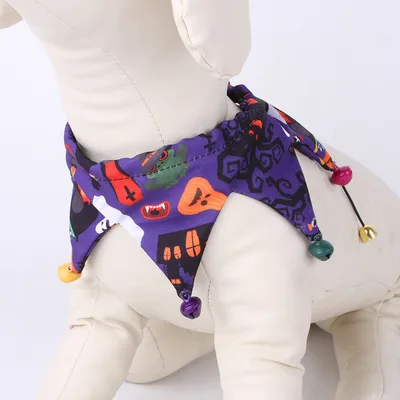 Halloween Hat And Scarf Set Skull Pattern Cat Cape Hat Set B44302 Purple - Shop at LoveMi