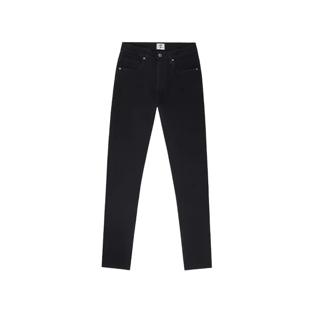 Lengthened Stacked Stretch Slim Fit Jeans Black - Shop at LoveMi
