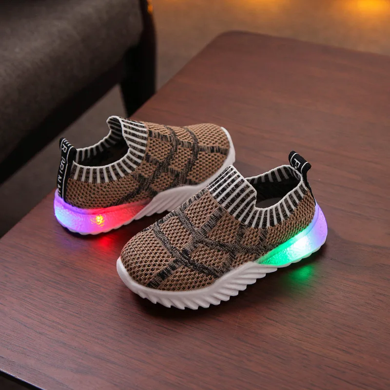 Spider Web Girls One Step Flashing Shoes Grey - Shop at LoveMi