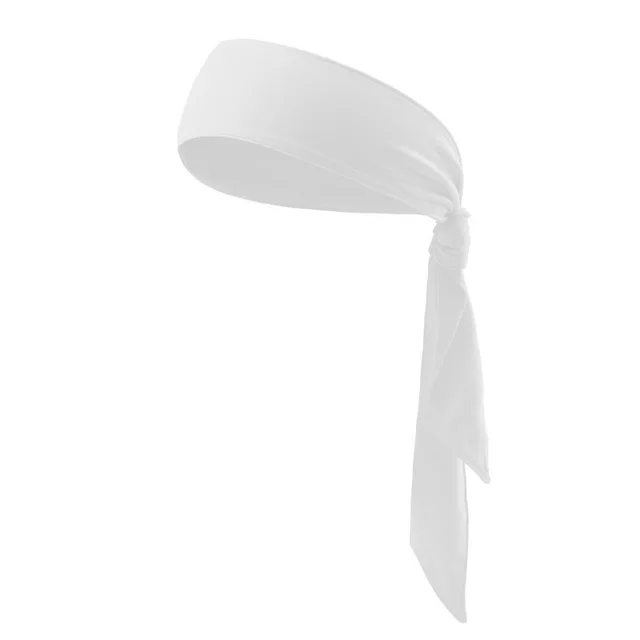 Tie Knotted Fitness Elastic Female Headband Sports Turban White - Shop at LoveMi