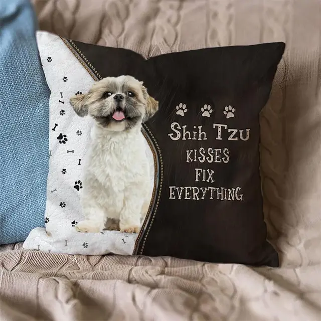 Linen Pillowcase Sofa Cushion Peach Skin Pillowcase 77Style - Shop at LoveMi