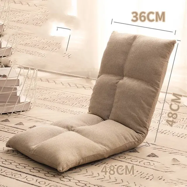 Bed Backrest Floor Small Sofa Folding Single Bay Window Computer Recliner - Shop at LoveMi