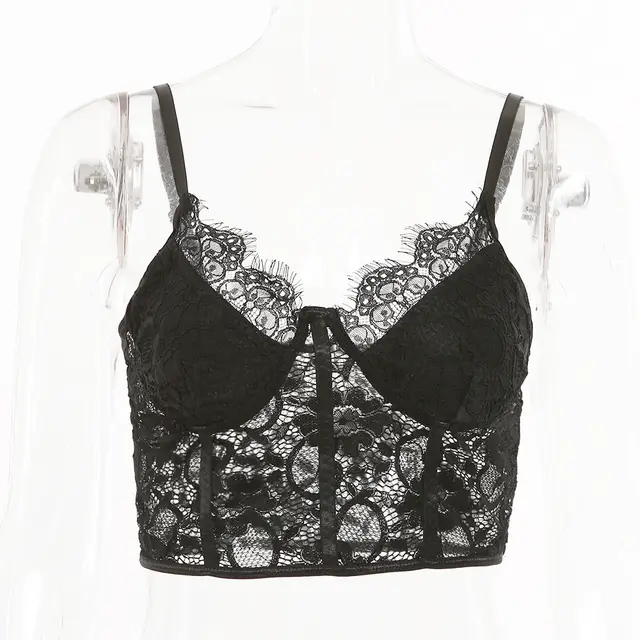 European And American Sling Sexy Wrap Breast Top Black - Shop at LoveMi