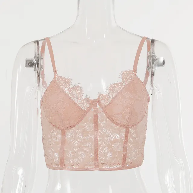 European And American Sling Sexy Wrap Breast Top Pink - Shop at LoveMi