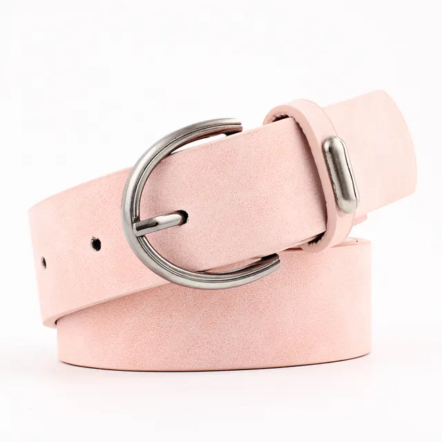 Alloy Accessories Fashion Trend Beautiful Wild Pin Buckle Belt Pink - Shop at LoveMi