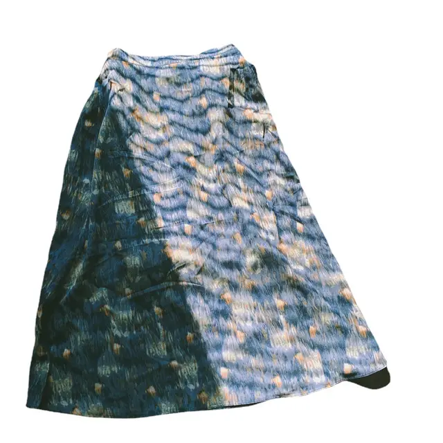 Three dimensional Oil Painting Color Chiffon Floral Dress Oil Painting Van Gogh Starry S - Shop at LoveMi