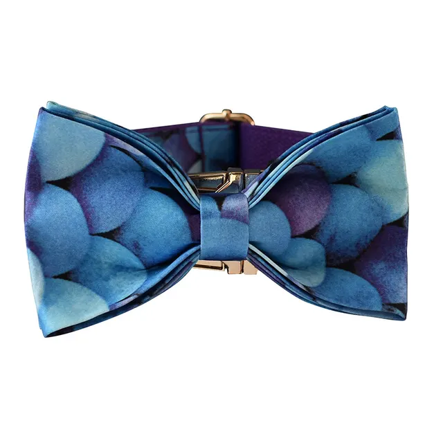 Purple Bottom Mermaid For Pet Collar Bowknot Dog Collar Metal Buckle Bowknot Dog Pen - Shop at LoveMi