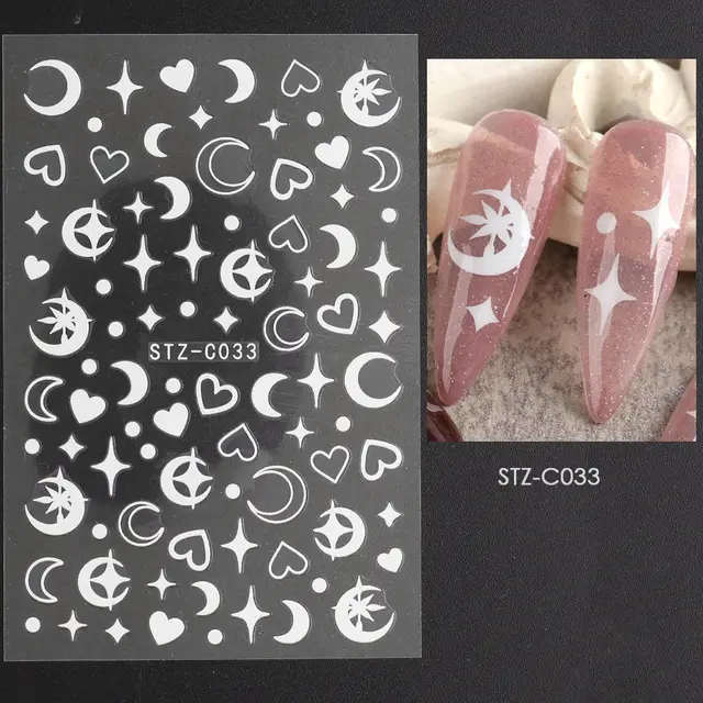 Gold And Silver French Style Imitation Metal Accessories Line Adhesive Nail Stickers H - Shop at LoveMi