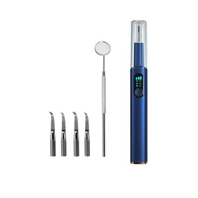 Fashionable Clean Healthy Dental Calculus Remover Dental Care Tool Electric Tooth Washer Blue - Shop at LoveMi
