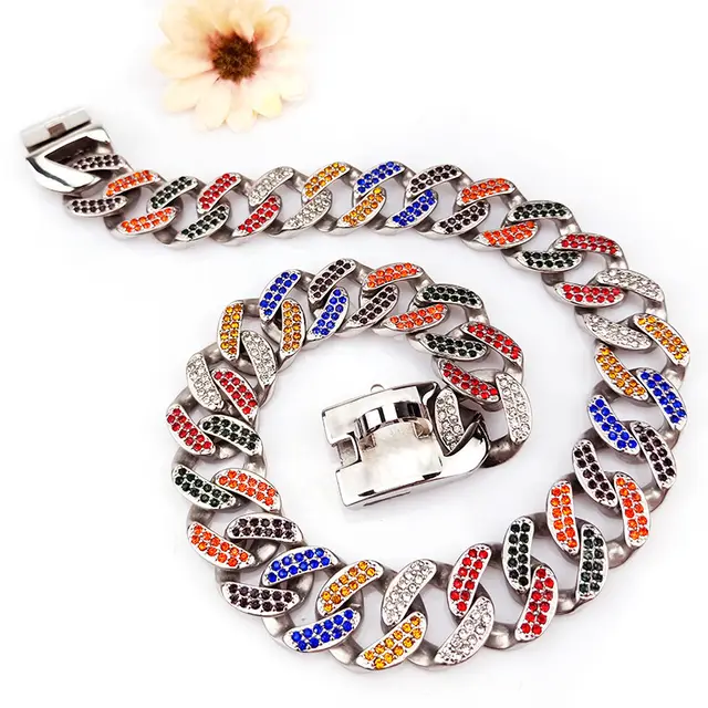 Stainless Steel 304 Dog Collar Metal Chain Stainless Steel - Shop at LoveMi