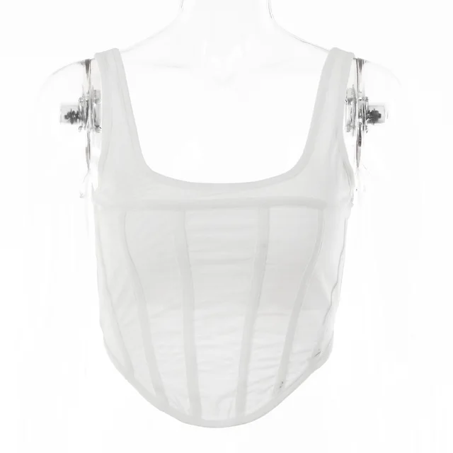 Double layer Camisole Women's Bottoming Coat Small Shirt European And American T shirt Women White - Shop at LoveMi