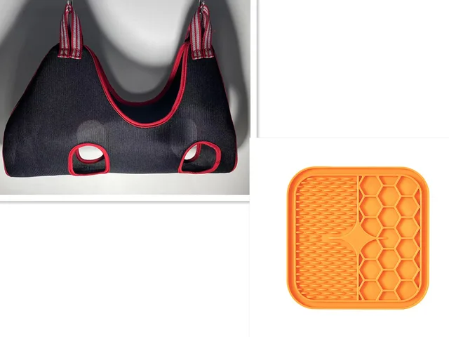 Nail Trimming Small And Medium Cat And Dog Grooming Hammock Black Red Edge Set - Shop at LoveMi