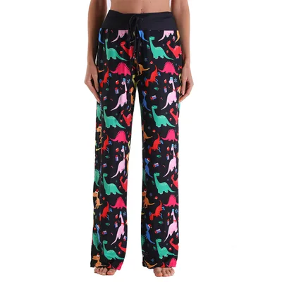 Women's Casual Trousers Loose Lace Camouflage Print 3Style M - Shop at LoveMi