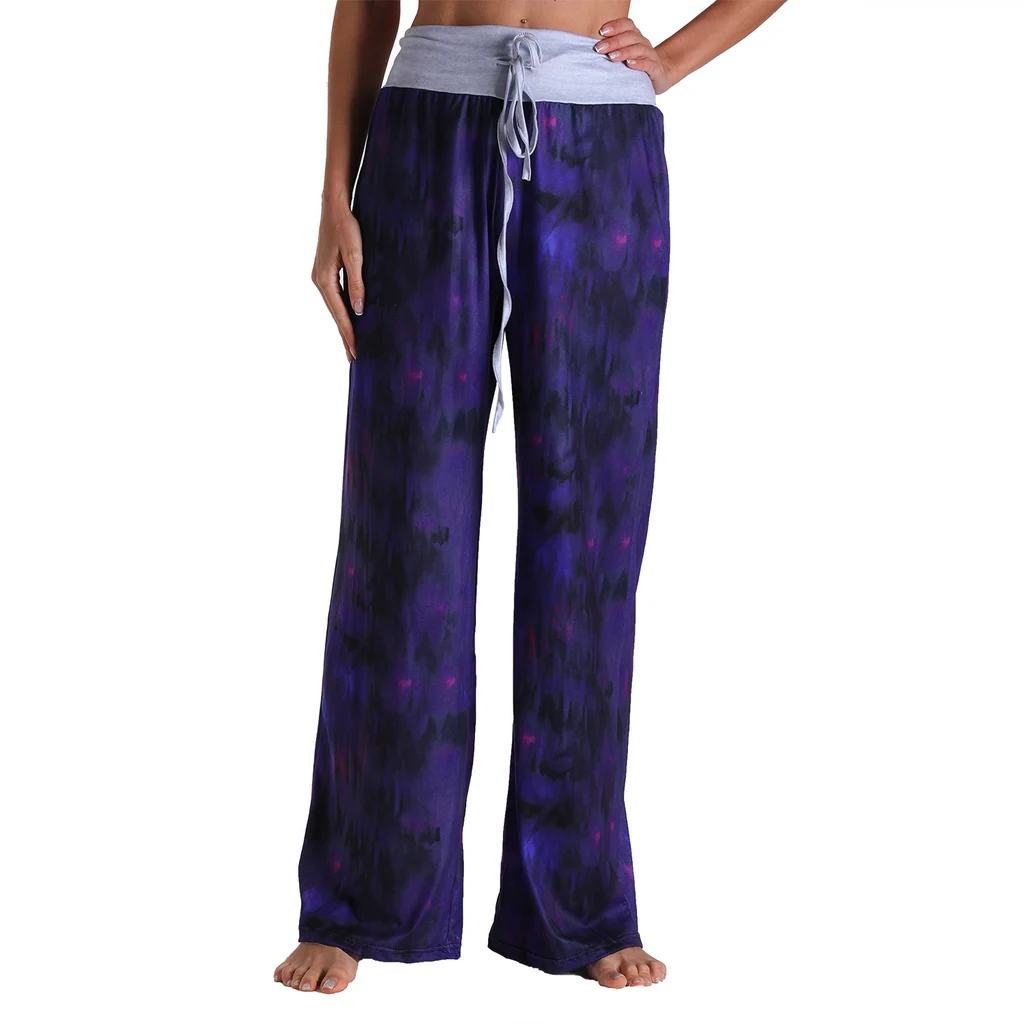 Women's Casual Trousers Loose Lace Camouflage Print - 7Style