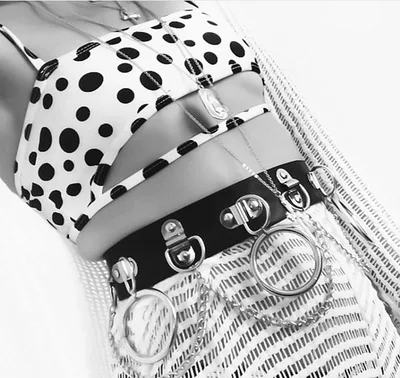 All Match Trendy Hip Hop Jewelry Waist Chain Black - Shop at LoveMi