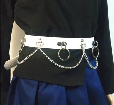 All Match Trendy Hip Hop Jewelry Waist Chain White - Shop at LoveMi